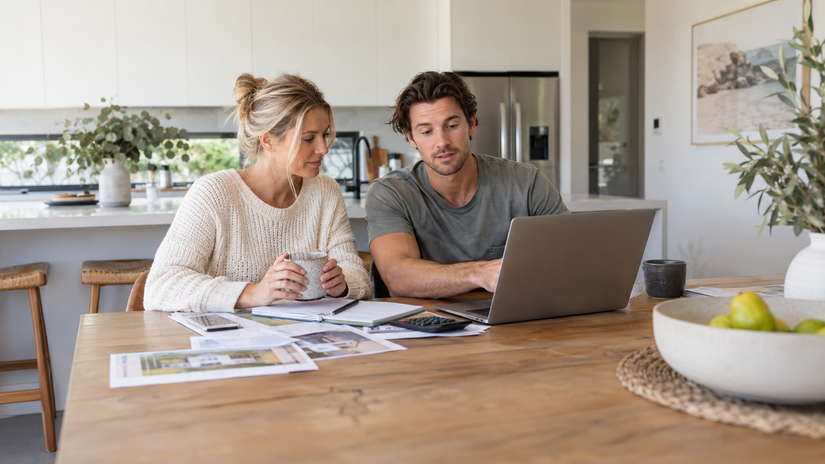 Australian couple deciding whether to buy a dream home or investment property